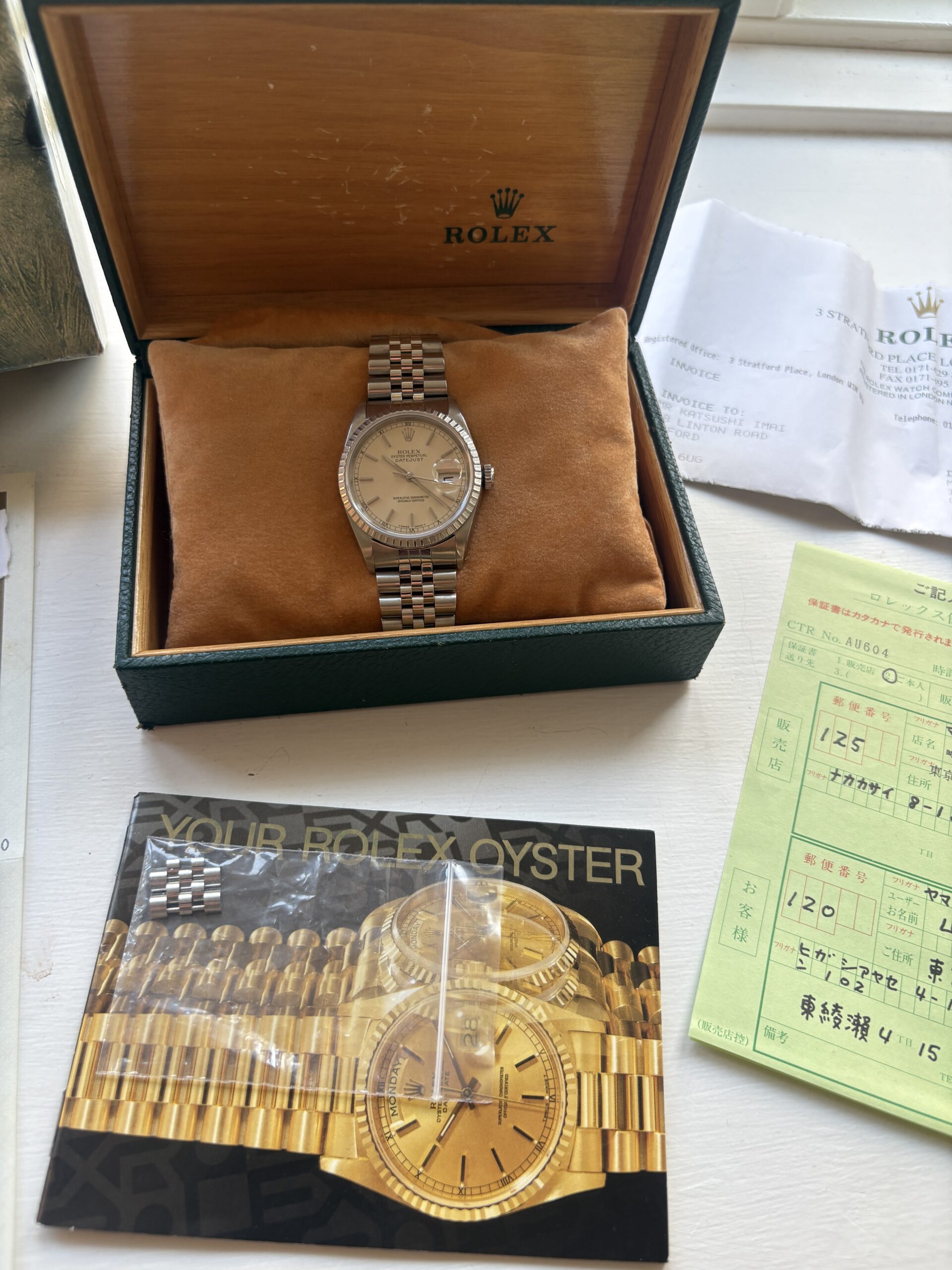 Rolex Dayjust ref. 16220 fra 1993 - Image 13